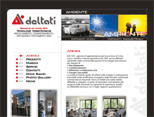 Tablet Screenshot of deltati-tecnologie.it